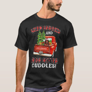 Warme Schnecken und Irish Setter Cuddles LKW Baum T-Shirt