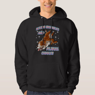 Warme Schnecken und Puppy Pitbull Cuddles Dog Chri Hoodie