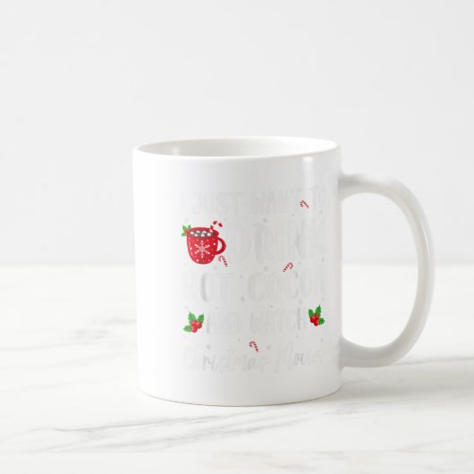 Warme Schokolade trinken und Urlaubsfilme anschaue Kaffeetasse (Rechts)