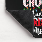 Warme Schokolade trinken und Urlaubsfilme anschaue Mousepad (Ecke)