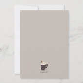 Warme Schokoladencreme Einladung (Rückseite)