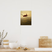 Warme Sicht Poster (Küche)