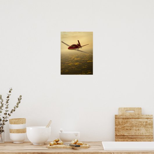 Warme Sicht Poster (Küche)