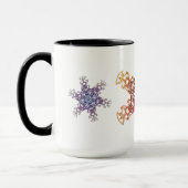 Warme Snowflake-Tasse Tasse (Links)