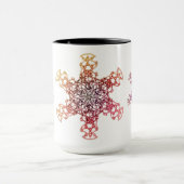 Warme Snowflake-Tasse Tasse (Zentrum)