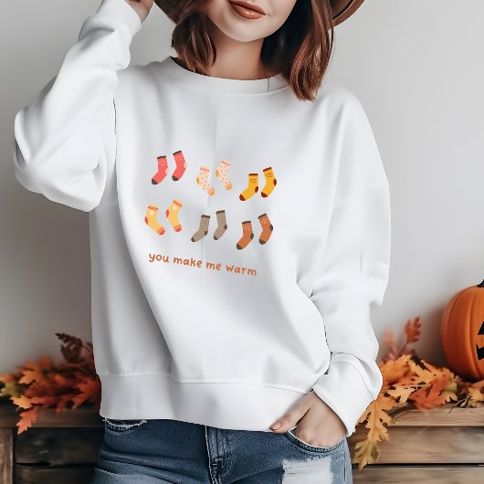 Warme Socken Sweatshirt