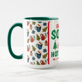 Warme Socken und heiße Tasse (Links)