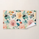 Warme Sommer Gelb und Korallen Rose Handtuch (Handtuch)