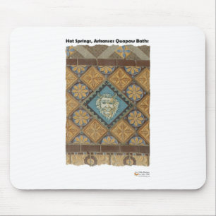 Warme Springs, AR Quapaw Dome Tiles Geschenkartike Mousepad