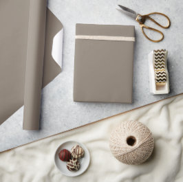 Warme Stone Brown Solid Color Geschenkpapier