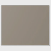 Warme Stone Brown Solid Color Geschenkpapier (Flach)