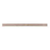 Warme Taupe hellbraune neutrale Solid-Farbe Satinband (Vorderseite)