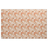Warme Terrakotta-Patchwork-Herbst-Altweiber-Sommer Stoff (Fat Quarter (45,7 x 55,9 cm))