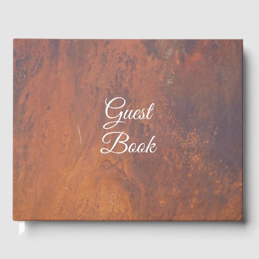 Warme Textur Gästebuch (Vorderseite)