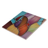 Warme Tone Imitats aus gefestigtem Glas Mosaik Abs Fliese (Seite)