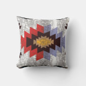 Warme Töne Südwestmuster Kissen (Vorderseite)