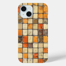 Warme Tones Retro-Mosaik-Gehäuse Case-Mate iPhone Hülle