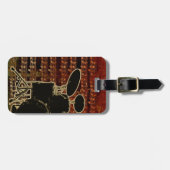 Warme Tones Trommeln ID280 Gepäckanhänger (Vorderseite horizontal)