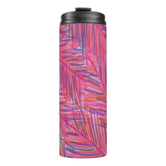 Warme tropische Nächte Thermosbecher (Vorderseite)