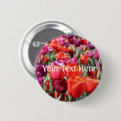 Warme Tulips Button (Vorne & Hinten)