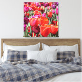 Warme Tulips Leinwanddruck (Insitu (Schlafzimmer))