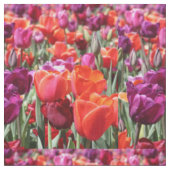 Warme Tulips Stoff (Nahaufnahme)
