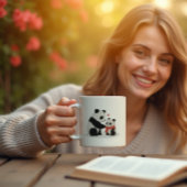 Warme Umarmungen, Panda Liebe Kaffeetasse
