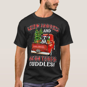 Warme Umarmungen Und Boston Terrier Kuschelt Kusch T-Shirt