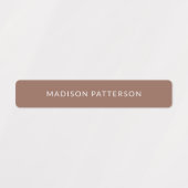 Warme und Coole Erde Tone Einfache wasserdichte Be Etiketten (Design 1)