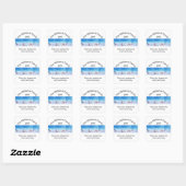 Warme und gemütliche Schneemänner - Square Sticker (Blatt)