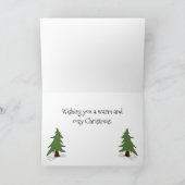 Warme und gemütliche Weihnachtskarte Feiertagskarte (Innenseite)