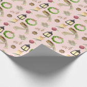 Warme und gemütliche Wintertage Geschenkpapier (Ecke)