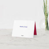 Warme und schwindelerregende Haustiere Weihnachtsk Feiertagskarte (Rückseite)