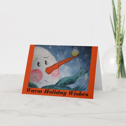 Warme Urlaubswünsche Feiertagskarte (Vorderseite)