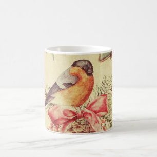 Warme Vintage Pine Holiday Illustration Kaffeetasse