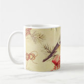 Warme Vintage Pine Holiday Illustration Kaffeetasse (Links)