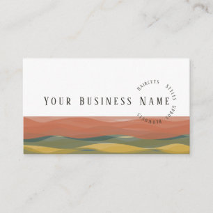 Warme Waves Business Card3 Visitenkarte