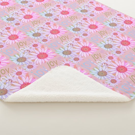 Warme weiche Gefühle von Joy & Daisies Sherpa Blan Sherpadecke (3/4)