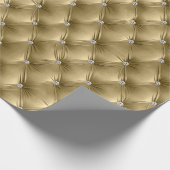 Warme weiche Gold Chic Imitate Velvet Geschenkpapier (Ecke)