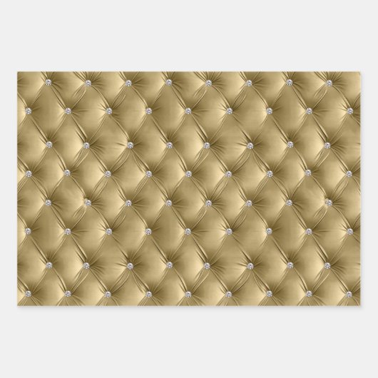 Warme weiche Weibchen Grüne Imitate Velvet Geschenkpapier Set (Vorderseite 3)