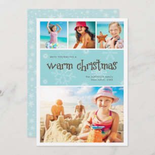 Warme Weihnachten 4 Foto Weihnachtskarte