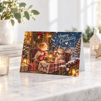 Warme Weihnachtsgrüße Feiertagsgruß Karte