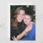 Warme Weihnachtsgrüße Foto Zurück Starfish Karte (Rückseite)