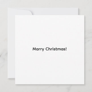 Warme Weihnachtskatze Flachkarte