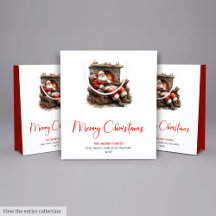 Warme Weihnachtsmann-Trendy-Modern-Holiday-Tasche