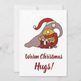 Warme Weihnachtsumarmungen Feiertagskarte