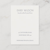 Warme Winter-Feiertage 2-Logo-Gewinnanzeige Visitenkarte (Rückseite)