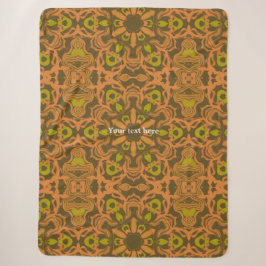 Warme Winter Flüssig Mandala Kunst  Sherpadecke