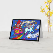 Warme Winter Wish Card Karte (Gelbe Blume)