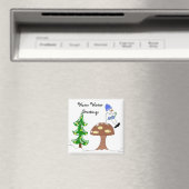 Warme Wintergrüße Magnet (In Situ (Geschirrspüler))